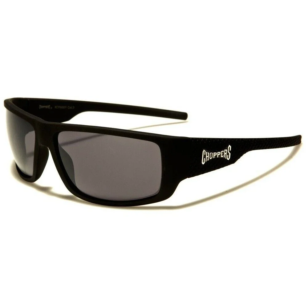 Cool Motorcycle Biker Cycling Matte Black Wrap Around Rectangle Sport Sunglasses